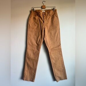 TAYLOR STITCH CHORE PANT I TOBACCO BOSS DUCK Size 33